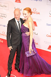 Schauspielerin Andrea Sawatzki und Christian Berkel (Foto: Martin Schmtz)